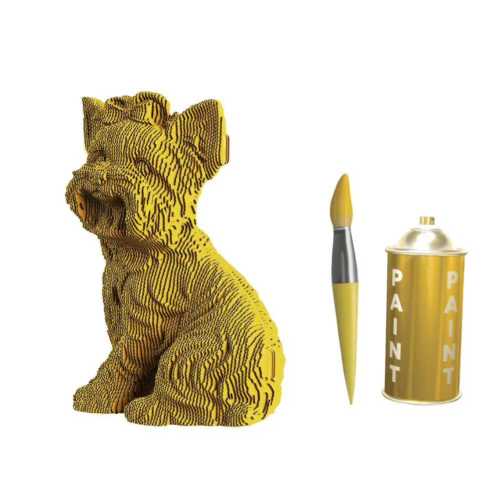Конструктор картонный Cartonic 3D Puzzle YORKSHIRE TERRIER CARTYORK