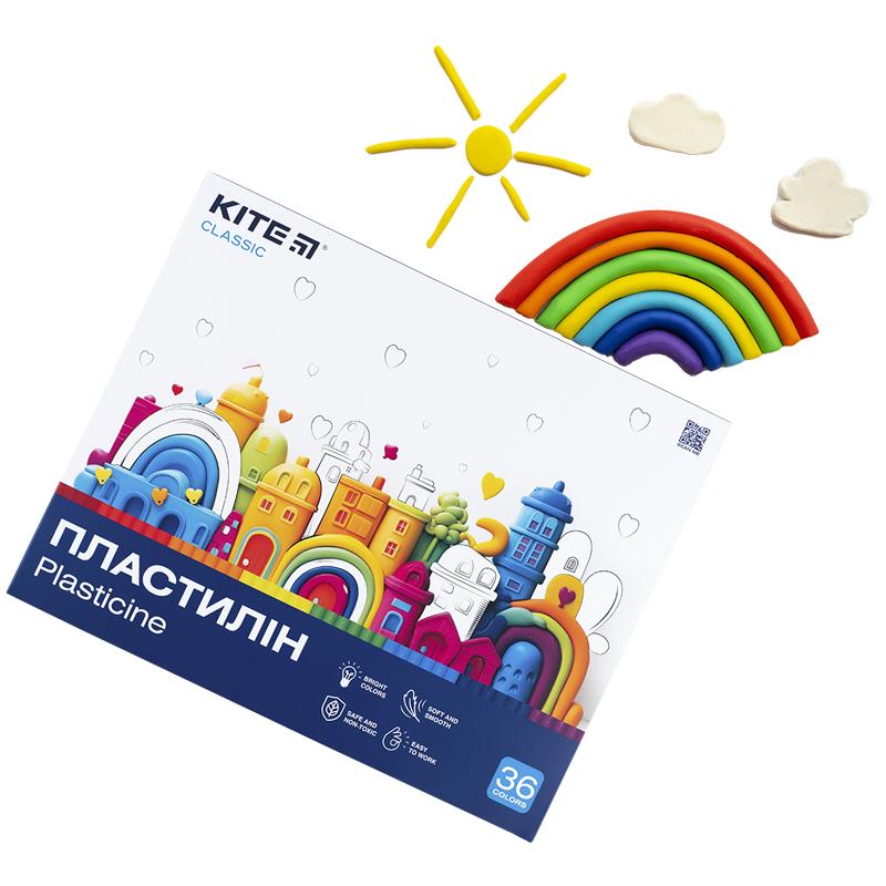 Пластилин Classic 36 цветов 720 г KITE