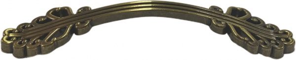 Мебельная ручка 702-128-V07 128 мм античная латунь