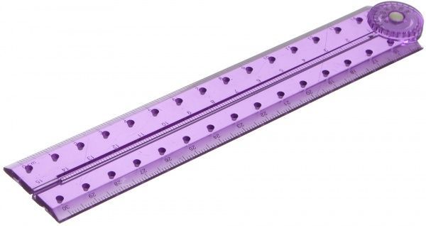 Лінійка розкладна 30 см фіолетова Nota Bene