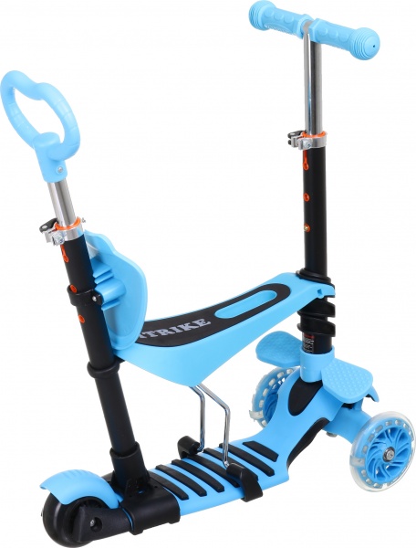 Самокат-біговел iTrike JR 3-026-K MAXI 5в1 блакитний 