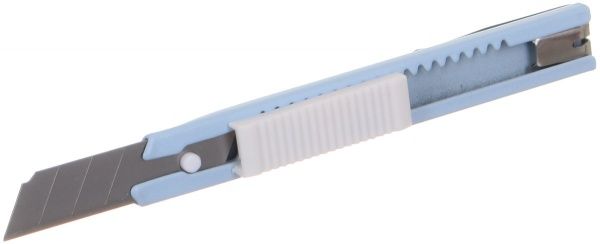 Нож канцелярский Classic голубой 