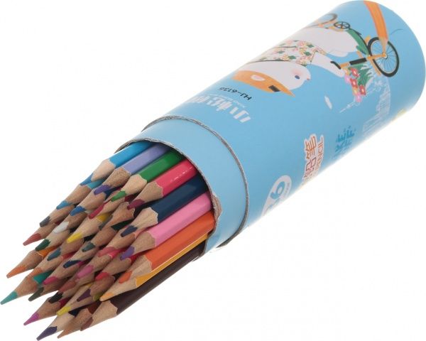 Набір олівців 36 кольорів HJ-6136 блакитний