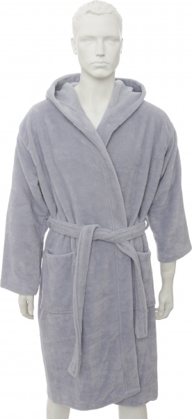 Халат Durutex р. XL сірий Hooded 