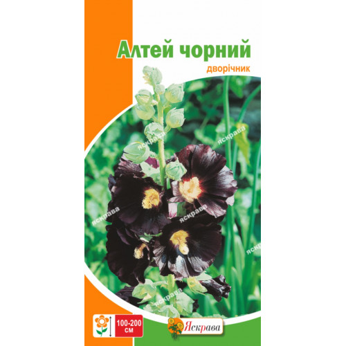 Семена Яскрава алтея лекарственная черный (черная роза)