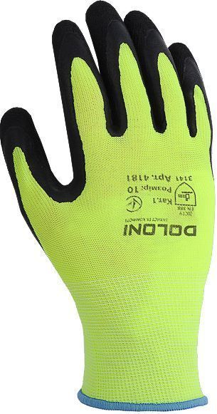 Перчатки Doloni неполный облив с покрытием латекс XL (10) 4181