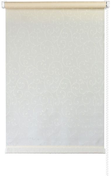 Ролета стандарт Delfa Жаккард Прима 156x170 см кремовая 