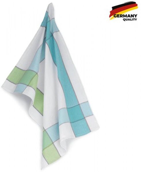 Рушник Carla Streifen 50х70 синьо-зелений 50x70 см Kela синій/зелений 
