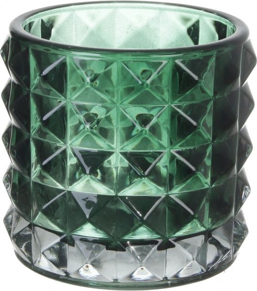 Подсвечник стеклянный 9.8х8.6 см в ассортименте