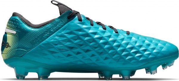 Бутсы Nike Tiempo Legend 8 Elite FG AT5293-303 р. US 9,5 голубой
