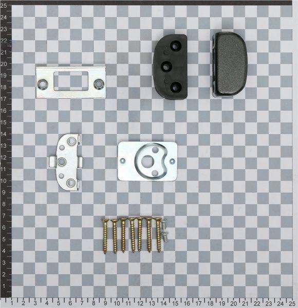 Дверний замок вхідний Jania ZN 50-60 чорний