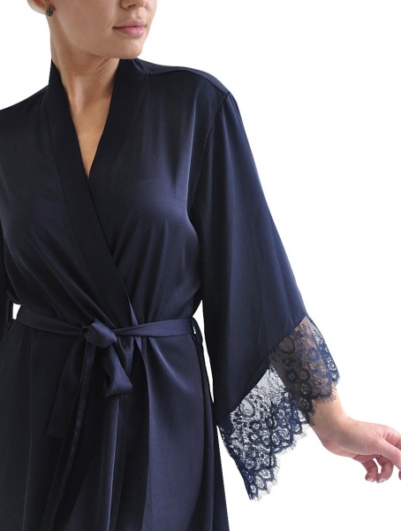 Халат жіночий Каміла р. 44 синій 421-2023