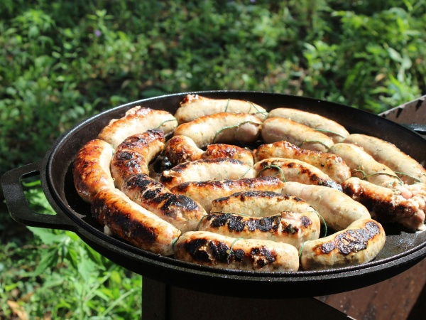 Казан Brizoll ø360 мм 165 мм 10 л чавунний азіатський 10 л з чавунною кришкою-сковородою