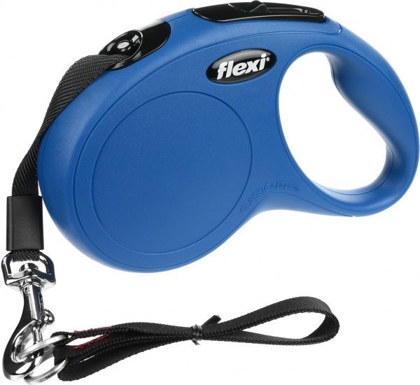 Повідець-рулетка FLEXI Classic S синій до 15 кг 5 м