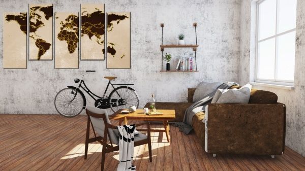 Картина модульна 60x123 см M5 F-476 