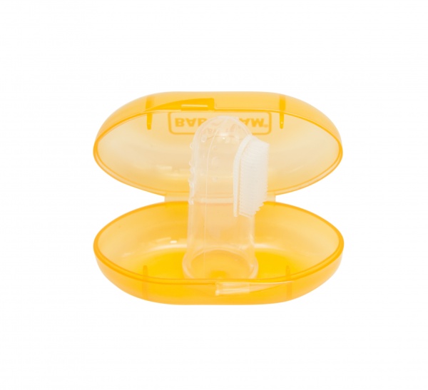 Дитяча зубна щітка Baby Team з контейнером в асортименті