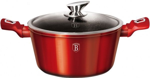 Каструля з кришкою Metallic Line BURGUNDY Edition 2,5 л BH 1256N Berlinger