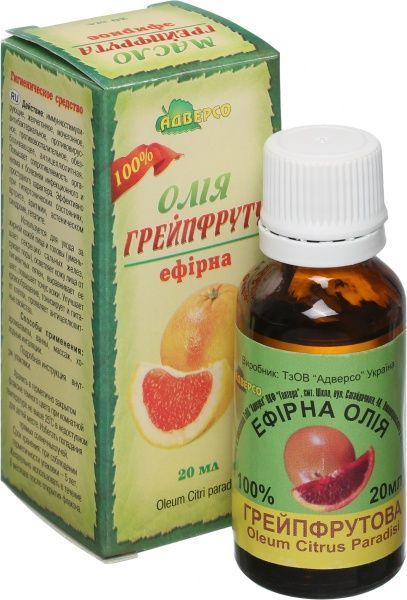Ефірна олія Адверсо Грейпфрутовая 20 мл 