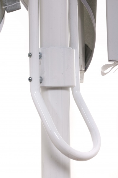 Зонт садовый UBC Group 3х3 м 4 спицы 429 без опоры серый