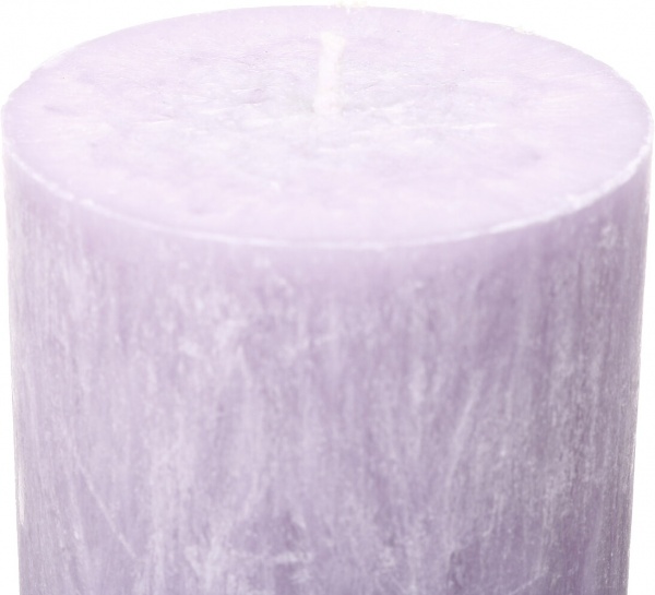 Свічка Циліндр пальмова фіолетова 6х15 см ТМ FAYNE