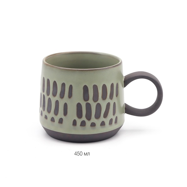 Чашка Зелене диво 450 мл зелена MVM