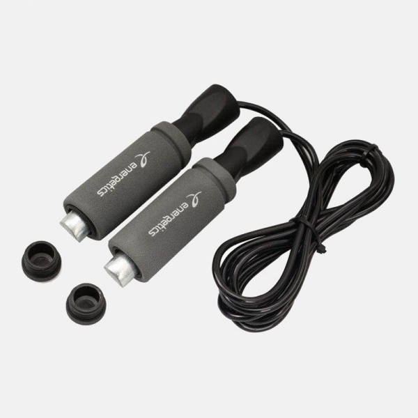 Скакалка Energetics Speed Rope 1.0 with DB9677 plus серый 