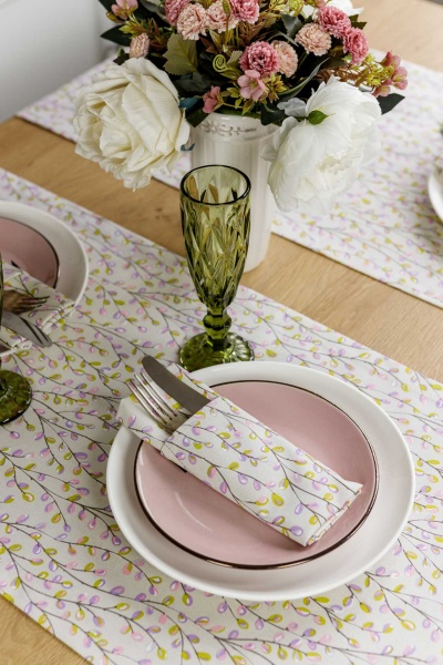 Раннер Веточки 40x140 см Прованс 