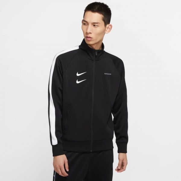 Джемпер Nike M NSW SWOOSH JKT PK CJ4884-010 р. S чорний