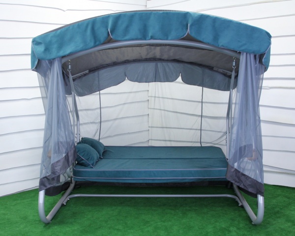 Качели с навесом садовая 