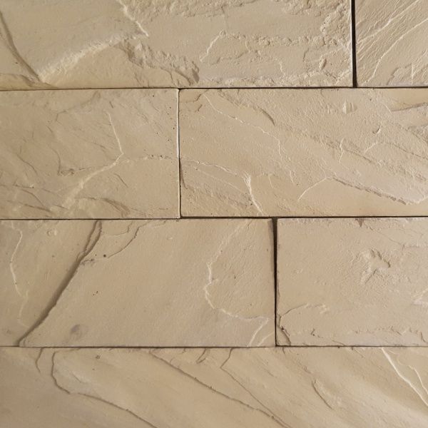 Плитка бетонная прямая Золотой Мандарин Плато Ваниль 0,5 кв.м 