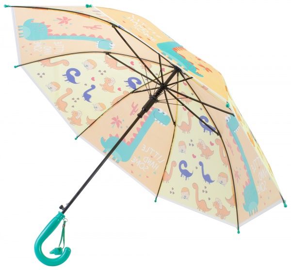 Зонт Economix Dino желтый E98428 