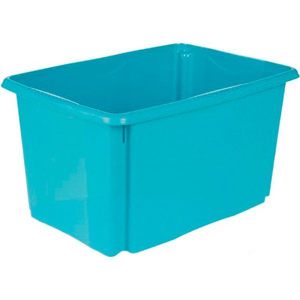 Ящик для хранения пластиковая Keeeper 0188.1 24 л синий 220x420x350 мм