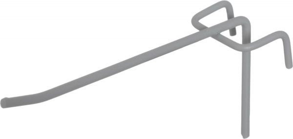 Гачок на сітку одинарний КО-150/60-01 10 шт. сірий