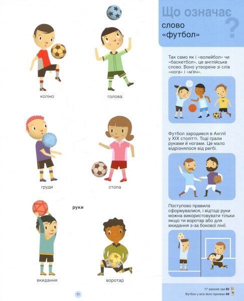 Книга Орели Саразен «Футбол» 978-617-7563-56-2