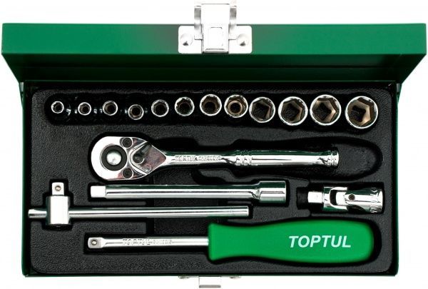 Набір головок Toptul   17 шт. GCAD1701