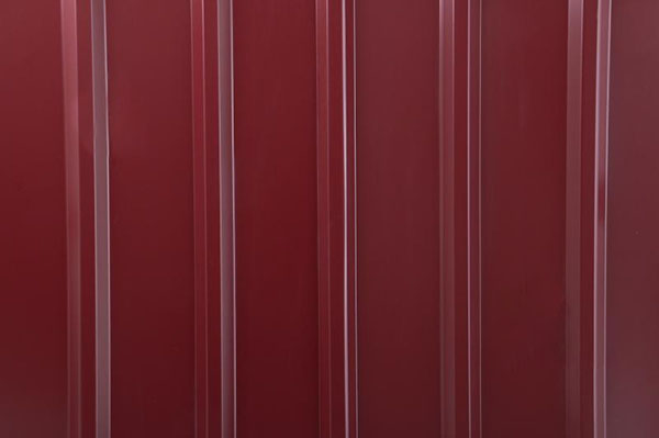 Профнастил глянцевый PSM ПР-20Б 0,35x1150x2000 мм RAL 3005 вишневый