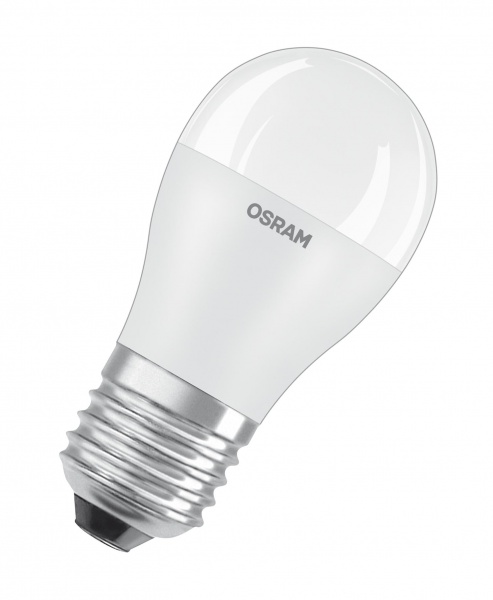 Лампа світлодіодна Osram Classic 6,5 Вт P45 матова E27 220 В 4000 К LBE CLP 6,5W 840 