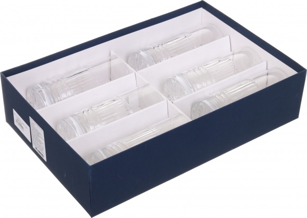 Набор стаканов высоких Capri 600 мл, 340 мл 6 шт. Vema 