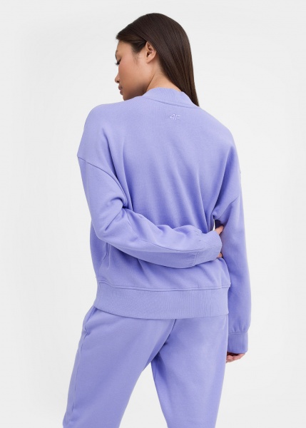 Свитшот 4F SWEATSHIRT 4FSS23TSWSF598-52S р. XS фиолетовый