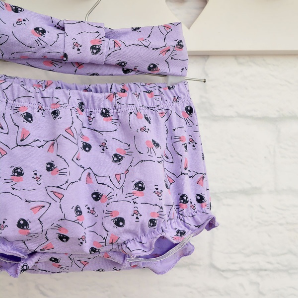 Комплект Blanka Мяу фіолетовий р.74 110294 