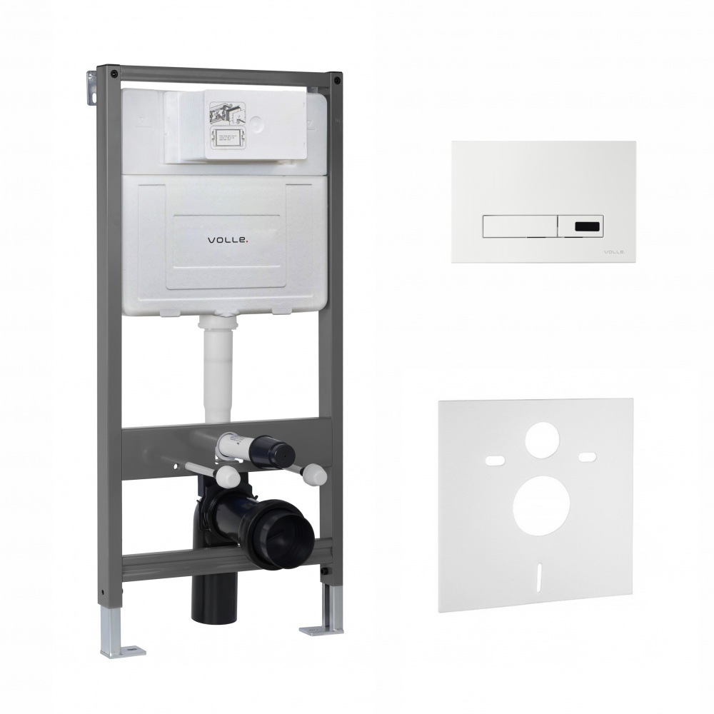 Комплект инсталляции VOLLE SENSE 4в1, сенсорная клавиша SENSE blanco