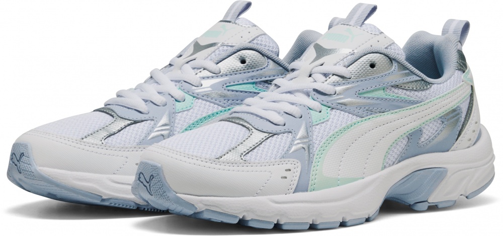 Кросівки жіночі демісезонні Puma MILENIO TECH 39232215 р.37,5 сіро-блакитні