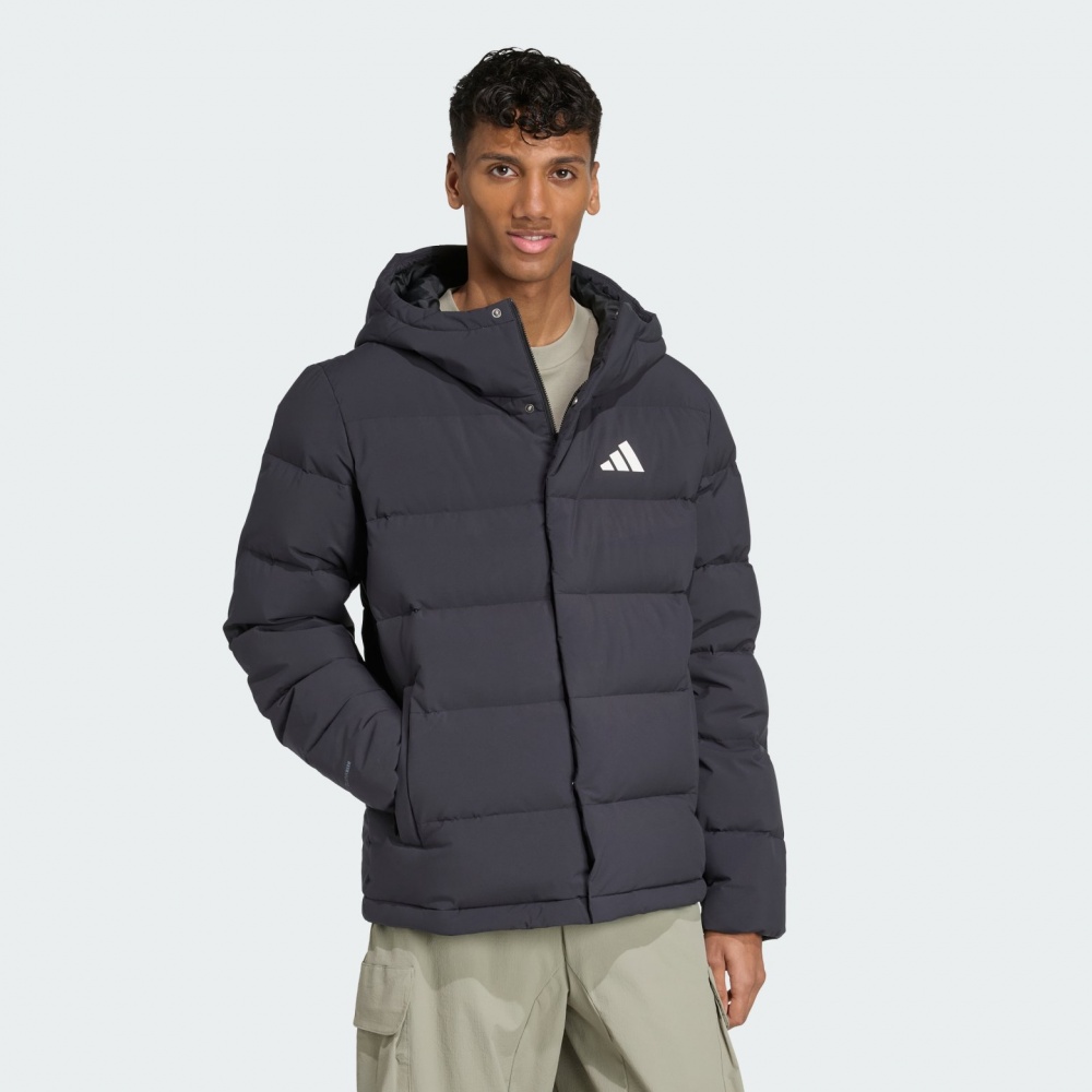 Пуховик мужской зимний Adidas HELIONIC HD JKT JN2099 р.L черный