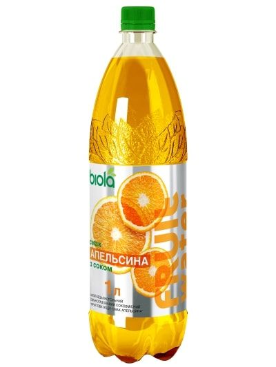 Безалкогольний напій Біола смак апельсина 1 л (4820209110395) 