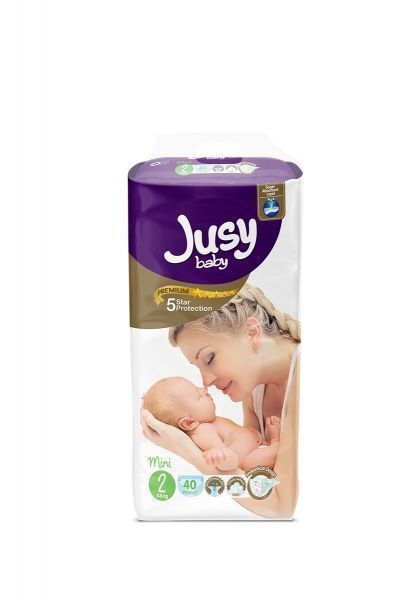 Підгузки Jusy Twin Mini 2 (3-6 кг) 40 шт.
