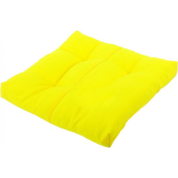 Подушка Indigo стеганая Color mini желтая 35х35х5 см