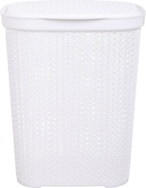 Корзина для белья FLOsoft 50 л белая