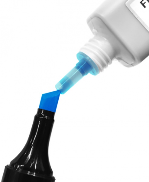 Заправка для маркера Refill Ink блакитний павич EF900-238 FINECOLOUR