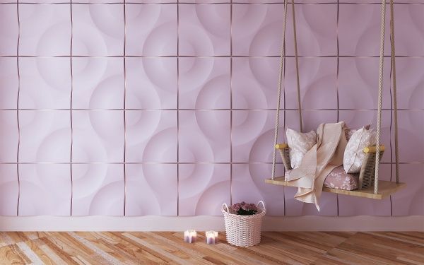 Плитка гипсовая 3D-панель Calipso Ядра 0,25 кв.м 