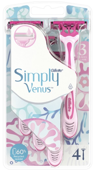 Станок для гоління Gillette Simply Venus 3 4 шт